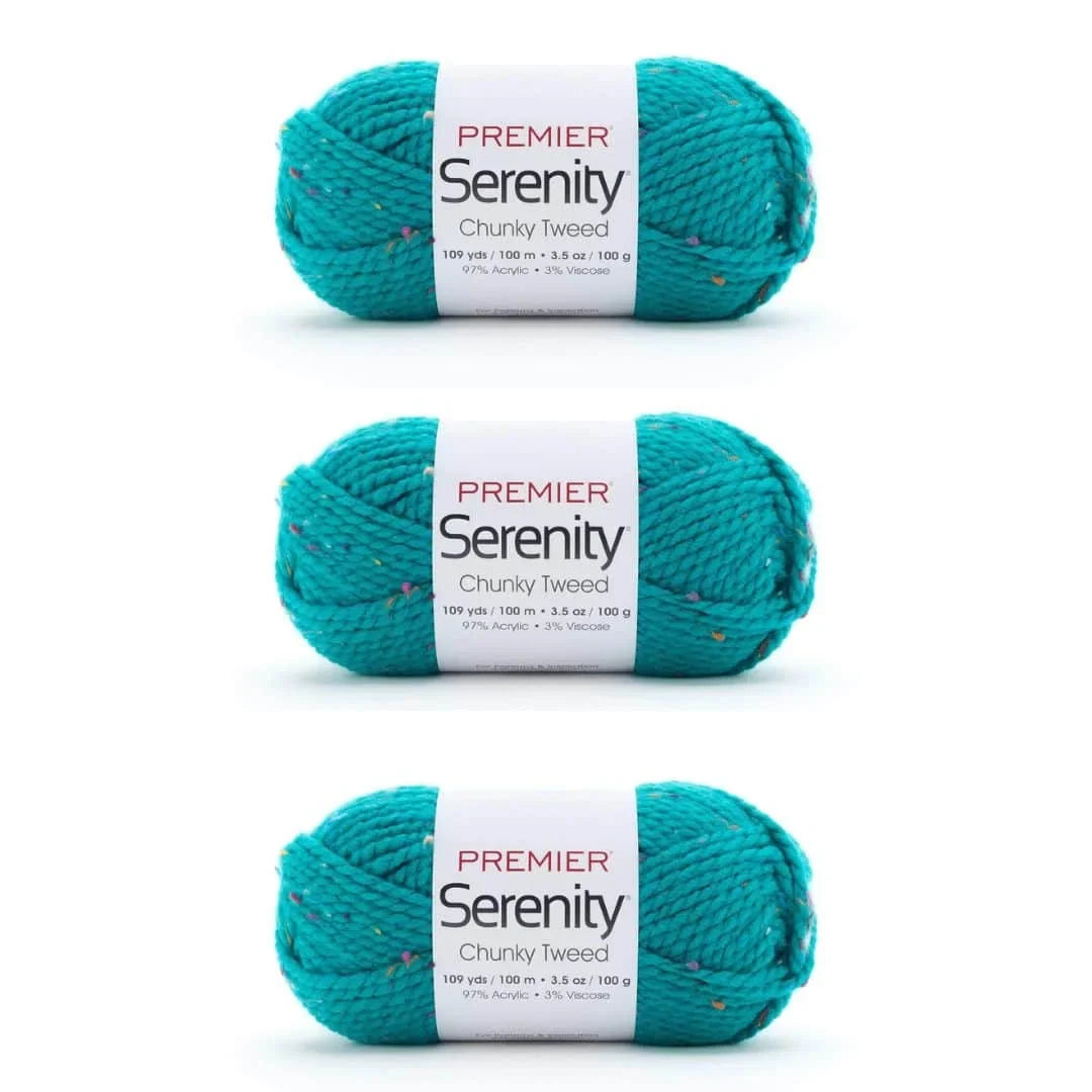 Serenity® Chunky Tweeds Bag of 3